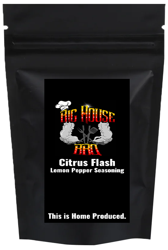 Big House BBQ "Citrus Flash" Lemon Pepper Seasoning - 3oz